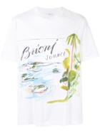 Brioni Water Print T-shirt - White