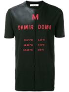 Damir Doma Faded Logo Printed T-shirt - Black