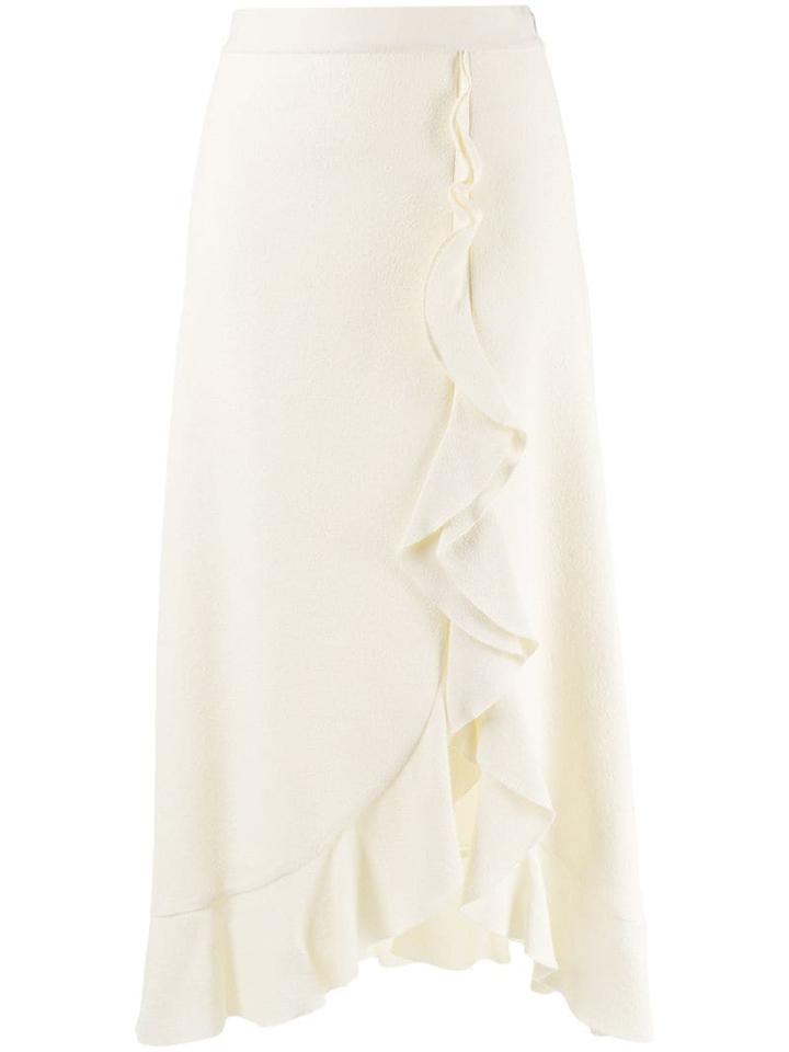 Giambattista Valli Ruffle Trim Skirt - Neutrals
