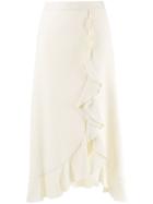Giambattista Valli Ruffle Trim Skirt - Neutrals