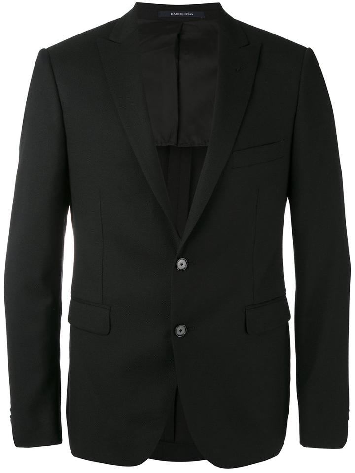 Tagliatore - Flap Pocket Blazer - Men - Cupro/virgin Wool - 50, Black, Cupro/virgin Wool
