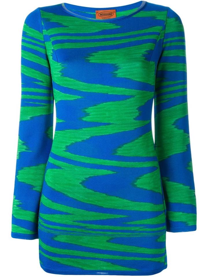 Missoni Longsleeved Fitted Mini Dress