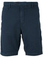 Perfection - Classic Deck Shorts - Men - Cotton/linen/flax/rubber - 54, Blue, Cotton/linen/flax/rubber