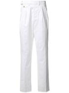 Lardini Straight Plain Trousers - White