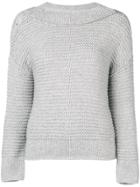 Fabiana Filippi Chunky Knit Sweater - Grey