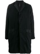 Transit Single-breasted Midi Coat - Black