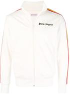 Palm Angels Zipped Track Top - White
