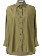 Valentino Cut-out Shirt - Green