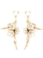 Shaun Leane Cherry Blossom Topaz Earrings, Women's, Metallic, Sterling Silver