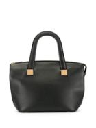 Céline Pre-owned Logo Plaque Tote - Black