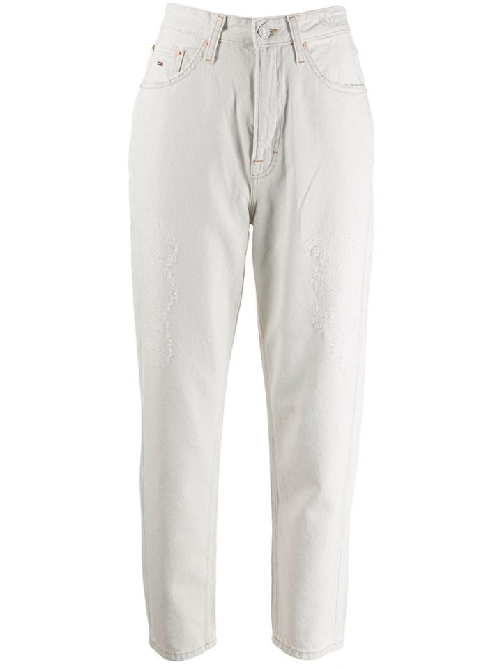 Tommy Jeans High Rise Tapered Jeans - White
