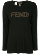 Fendi Vintage Long Sleeve Top - Black
