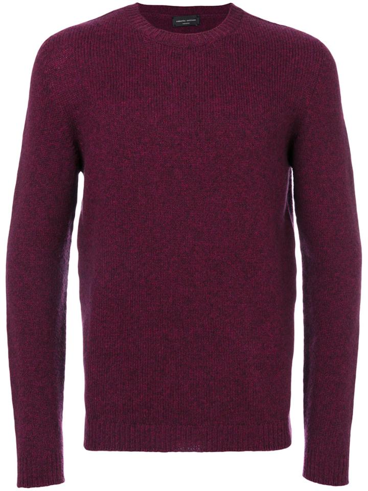 Roberto Collina Crew Neck Sweater - Pink & Purple
