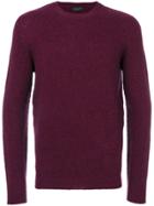 Roberto Collina Crew Neck Sweater - Pink & Purple