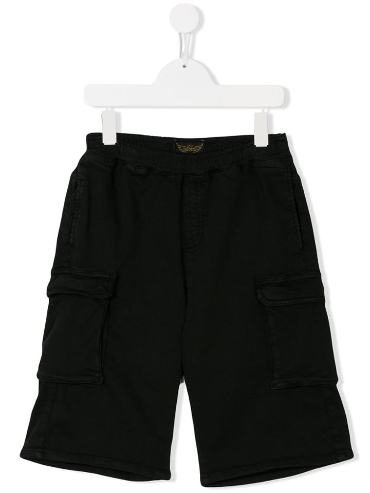 Finger In The Nose Teen Jogging Shorts - Black