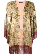Etro Fringed Kimono Jacket - Neutrals