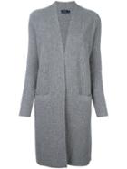 Polo Ralph Lauren Long Fit Cardi-coat, Women's, Size: Medium, Grey, Cashmere/merino