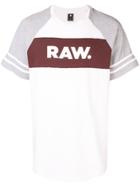 G-star Raw Research Logo Stripe T-shirt - White
