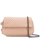 Bottega Veneta Intrecciato Nappa Baby Olimpia Bag - Pink & Purple