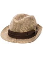 Etro Paisley Print Hat - Green