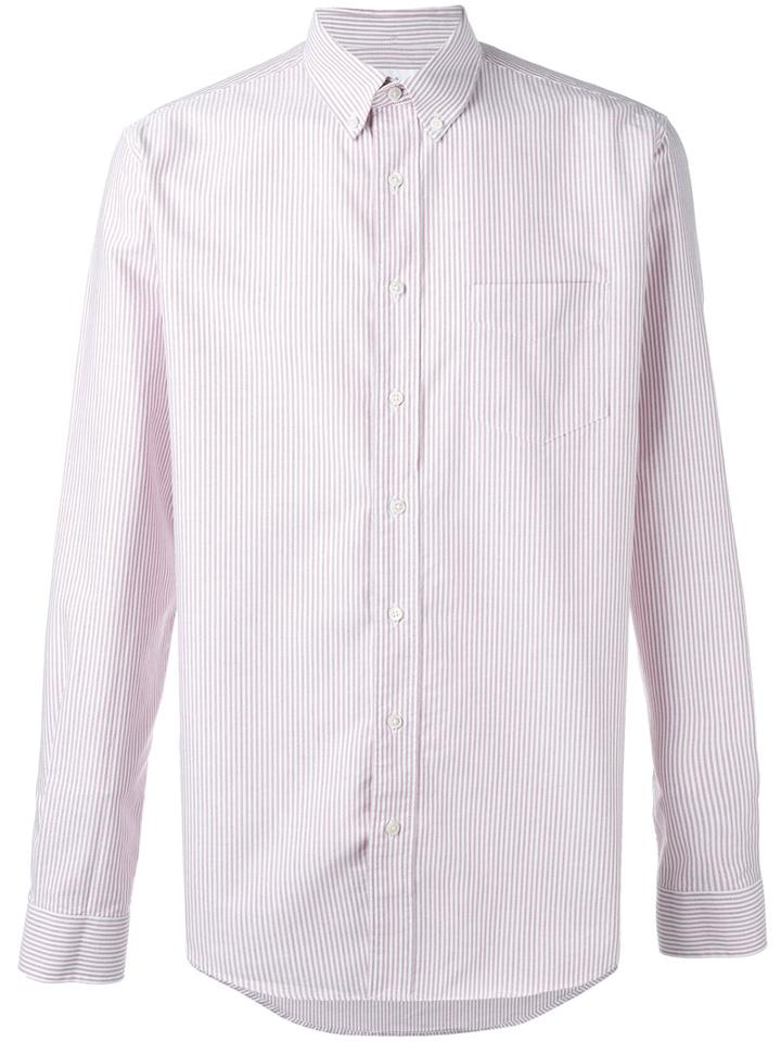 Schnaydermans - Striped Shirt - Men - Cotton - Xl, White, Cotton