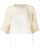 Philosophy Di Lorenzo Serafini Cropped Jumper - Nude & Neutrals