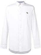 Ps By Paul Smith Zebra Patch Button-down Shirt - White