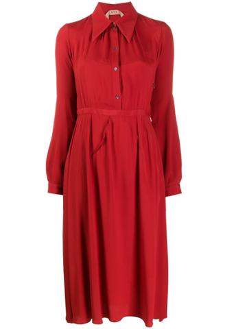 Nº21 Shirt Dress - Red