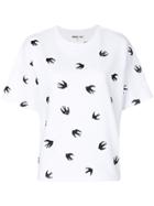 Mcq Alexander Mcqueen Swallow Motif T-shirt - White