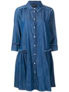 Twin-set Oversized Denim Shift Dress - Blue