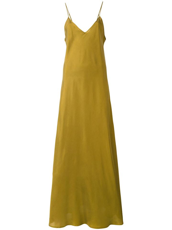 Mes Demoiselles - Fresa Maxi Dress - Women - Silk - 36, Green, Silk