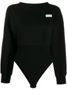 Gcds Logo Patch Bodysuit - Black
