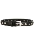Diesel Studded Belt, Women's, Size: 90, Black, Leather/metal Other
