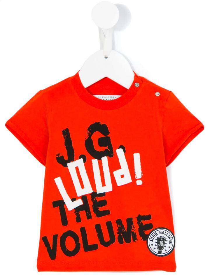 John Galliano Kids - Printed T-shirt - Kids - Cotton - 36 Mth, Red