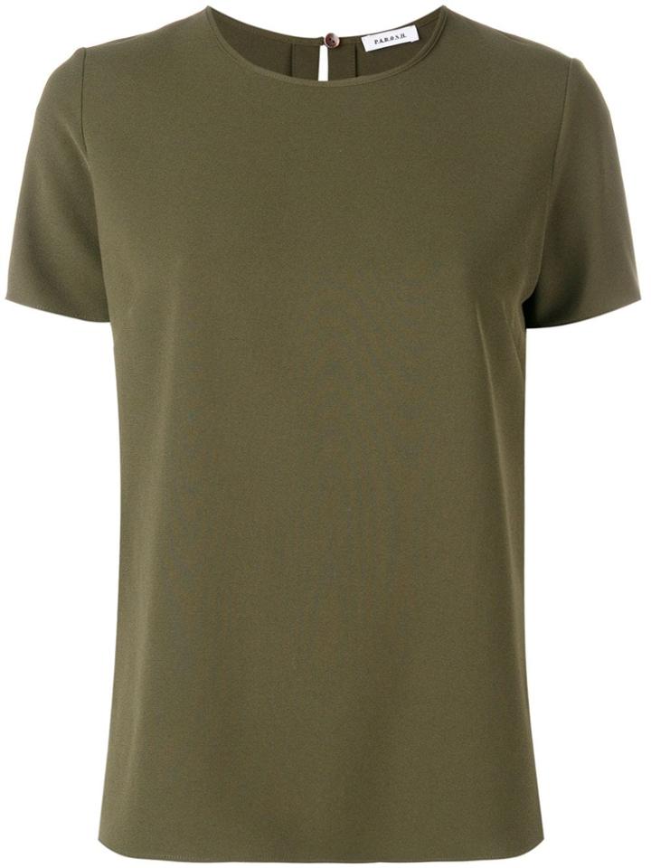 P.a.r.o.s.h. Relaxed Fit Blouse - Green