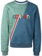 Carven Retro Skate Logo Sweatshirt, Men's, Size: Small, Blue, Cotton