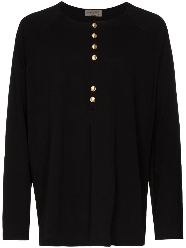 Yohji Yamamoto Long-sleeve T-shirt - Black