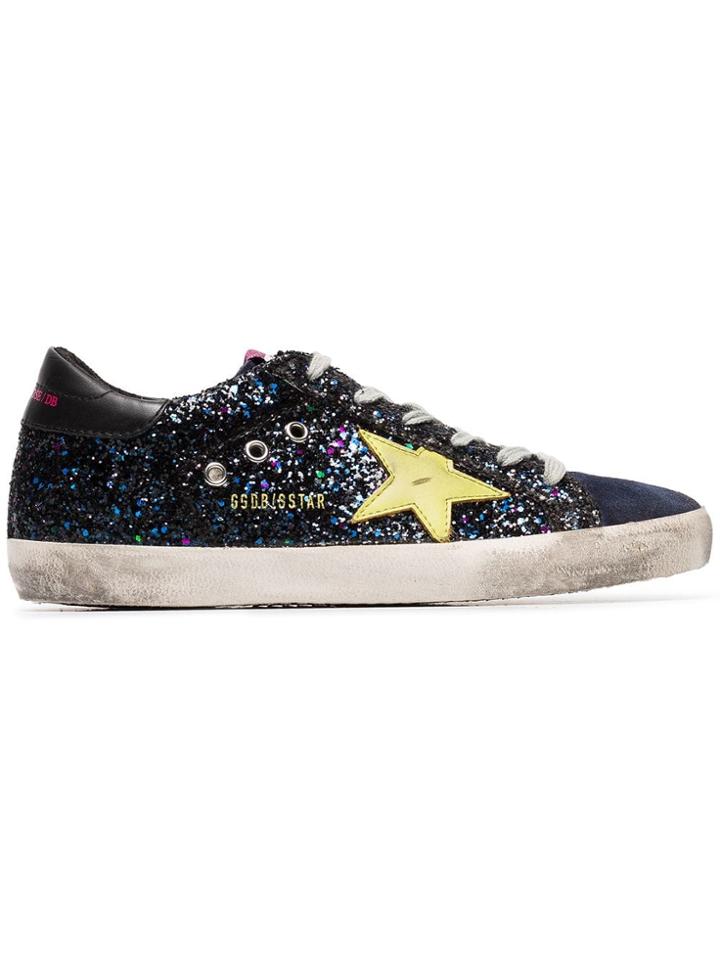 Golden Goose Deluxe Brand Multicoloured Superstar Glitter Embellished
