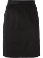 Yves Saint Laurent Vintage Straight Short Skirt - Black