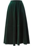 Mm6 Maison Margiela Velvet Maxi Skirt