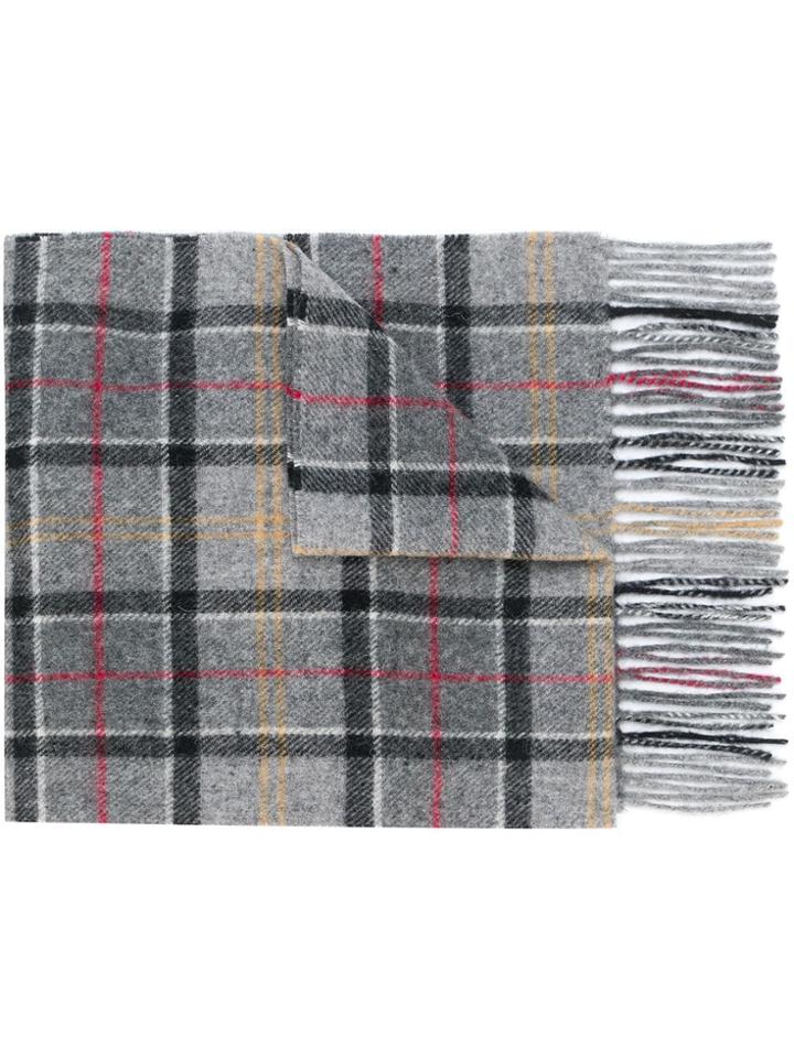 Barbour Tartan Scarf - Grey