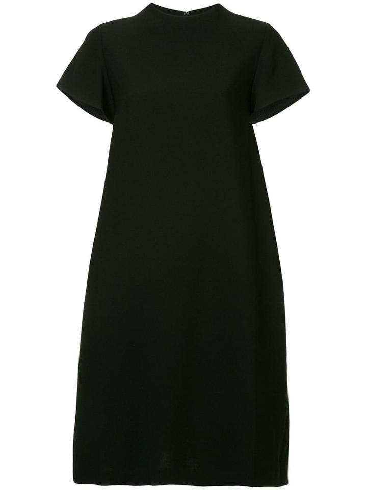 Le Ciel Bleu Flared Midi Dress - Black