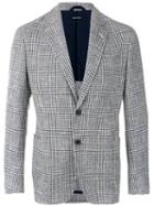 Giorgio Armani - Plaid Blazer - Men - Cotton/acrylic/polyamide/virgin Wool - 48, White, Cotton/acrylic/polyamide/virgin Wool