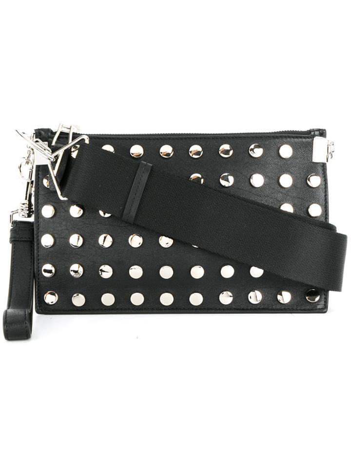 Versace Studded Clutch - Black