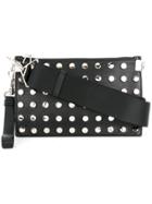 Versace Studded Clutch - Black