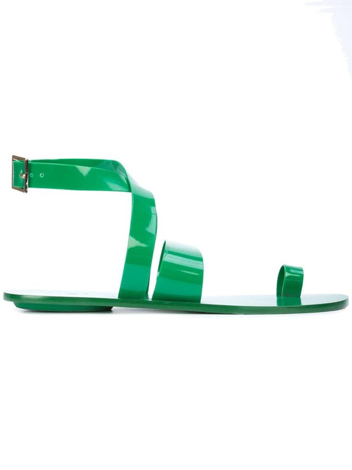 Tibi Hallie Sandals - Green