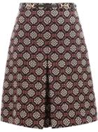 Gucci Belted A-line Skirt - Black