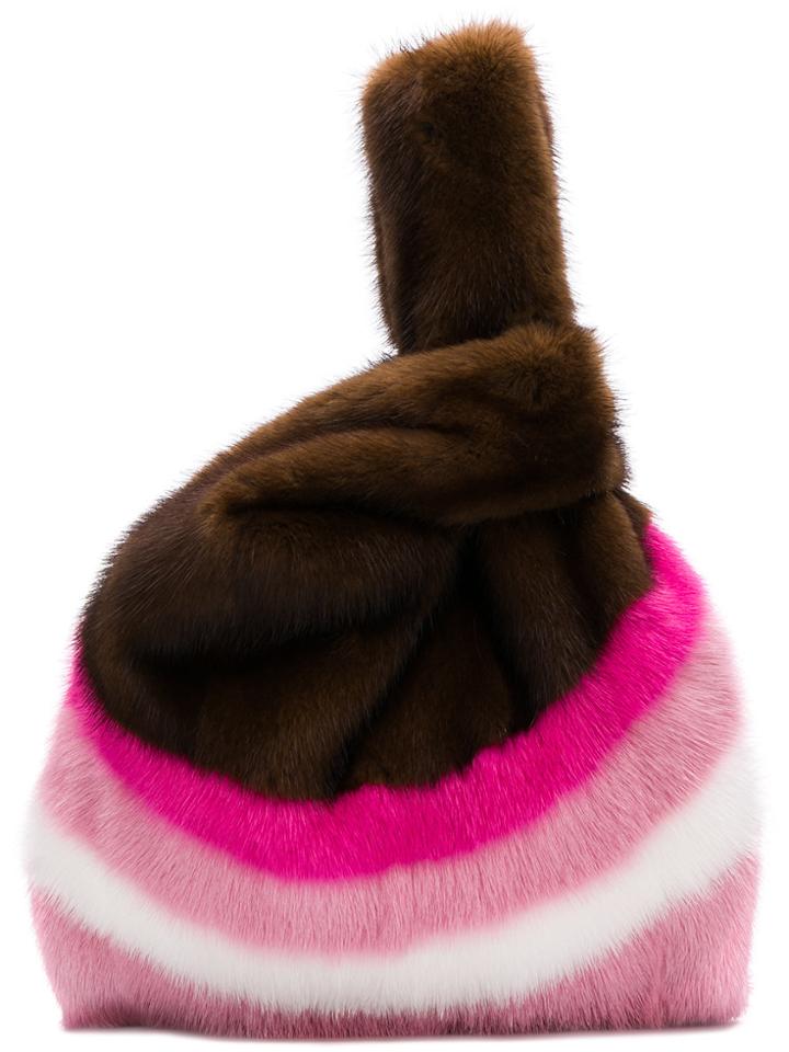 Simonetta Ravizza Furrissima Tote Bag - Brown