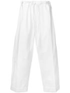 Jacquemus Loose Fit Trousers - White