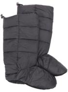 Hunter Padded Bootie Slippers - Black